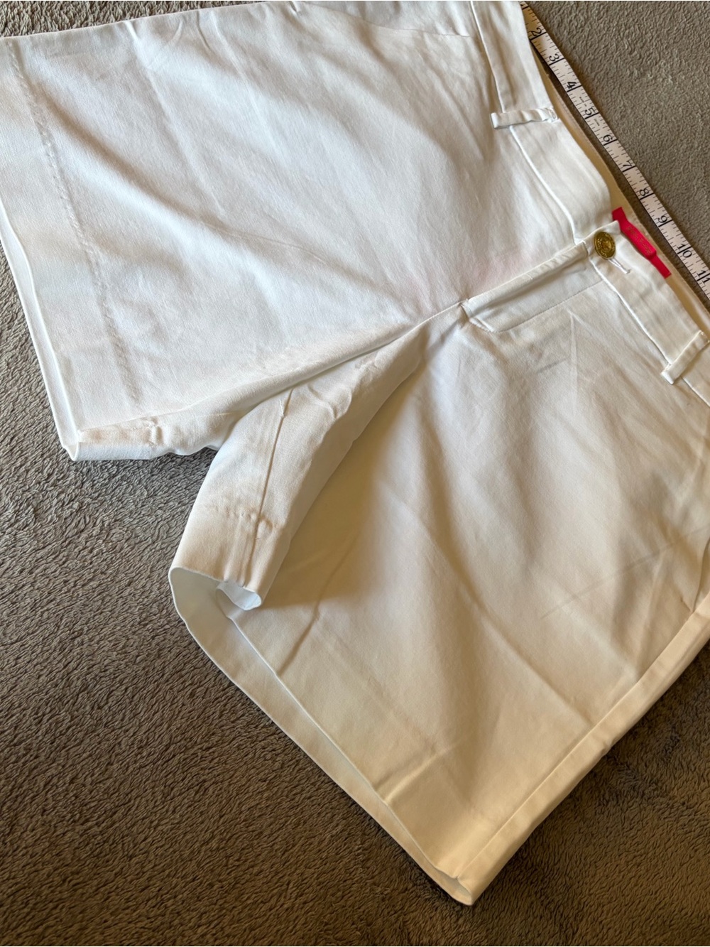 Lilly Pulitzer Bright White Cotton Bermuda Shorts